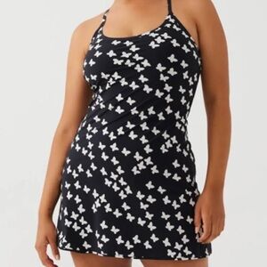 NWT Outdoor Voices Exercise Dress - Butterfly Print